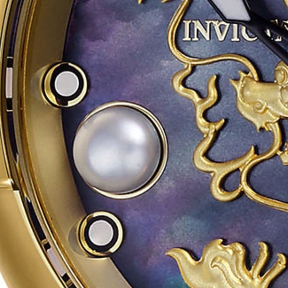 Invicta Speedway Mother of Pearl Automatic Dragon